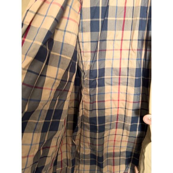 Pendleton Classic Walker Plaid Lining Button Nylon Jacket Tan Large Chore Khaki - Picture 5 of 6